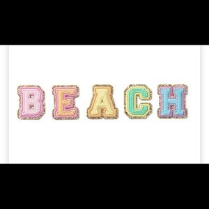 Stoney clover letter patch “BEACH”